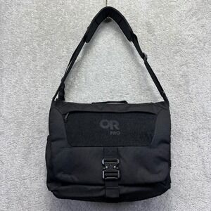 Outdoor Research PRO Deploy Messenger Bag Black Tactical Travel School Laptop